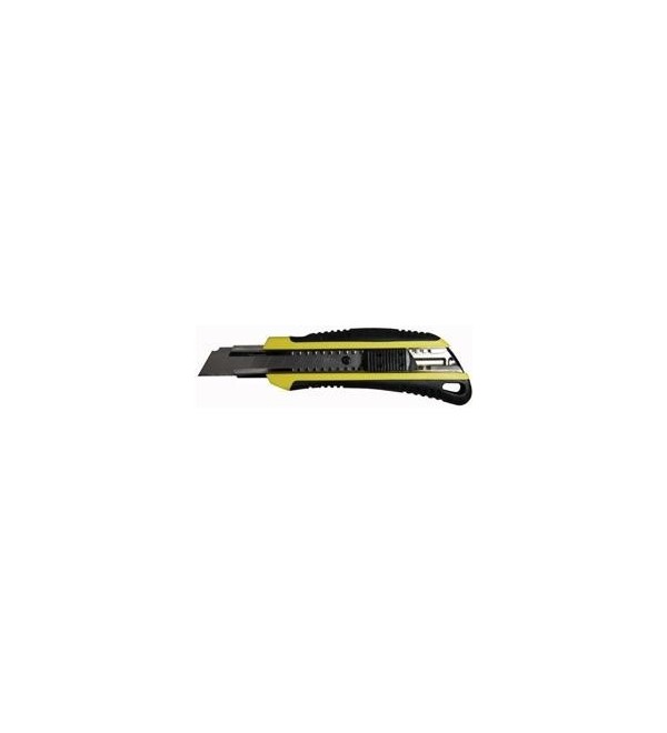Cutter gommato autobloccante con lama in acciaio H Lama 18mm