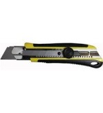 Cutter superprofessionale a guida, gommato, con rotella e lama in acciaio H Lama 25mm