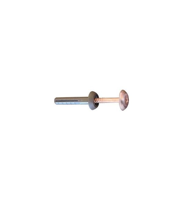 Tassello a percussione in nylon testa bombata  6x40  100 pezzi