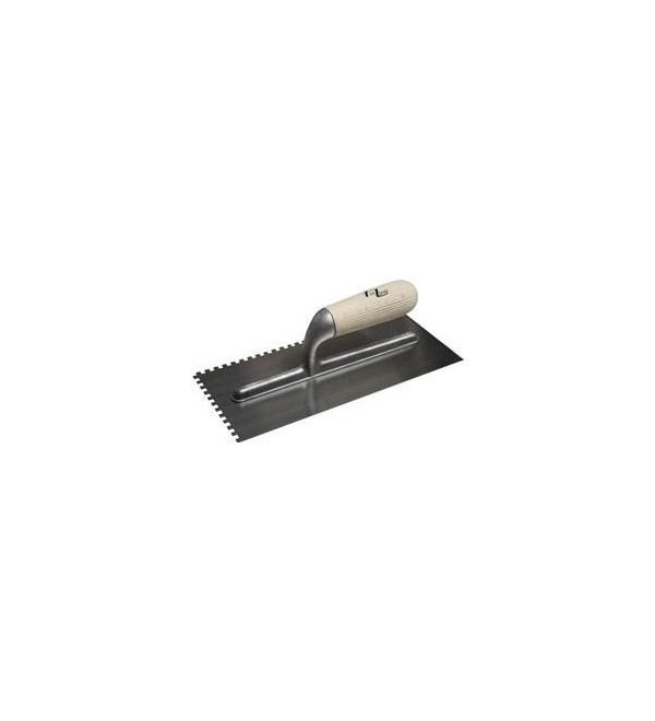 Frattone dentato manico in legno 28x12
