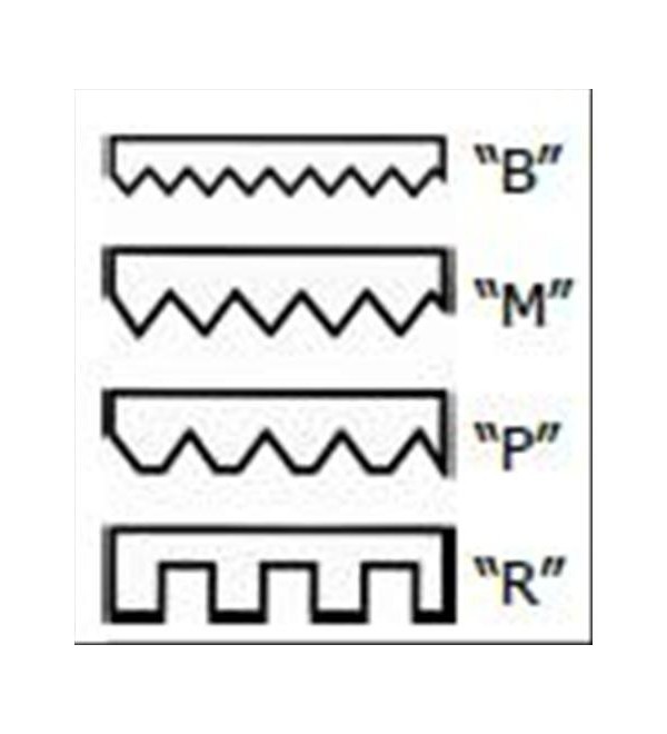 Spatola dentata impugnatura tubolare Dim. Lama 20