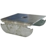 Gancio a scatto per profilo 18/50 e 27/50 H2,1cm arrotondato SpessoreBordo 1,8mm con filettatura M6   100 pezzi