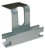 Gancio ortogonale piegato per profilo 18/50 e 27/50 H3,5cm arrotondato SpessoreBordo 4mm   100 pezzi