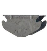 Gancio a scatto filettato per profilo 27/60 H3cm Bordo arrotondato Spessore 4mm   100 pezzi