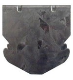 Gancio a scatto per profilo 27/60 H9cm Bordo arrotondato Spessore 4mm   100 pezzi