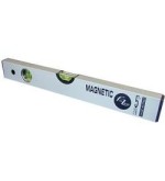 Livella in alluminio professionale magnetica doppia bolla  Dim. 120cm