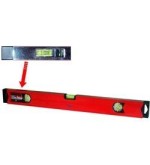 Livella in alluminio professionale magnetica tripla bolla  Dim. 150cm