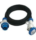 Prolunga industriale Lungh. 10 mt. Cavo:H07RN-F 3x2,50.