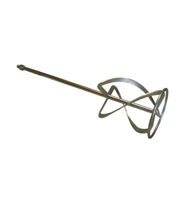 Mescolatore prof. a tripla spirale attacco a vite filetto M14  Dim Ø 160mm  Lungh. 59cm