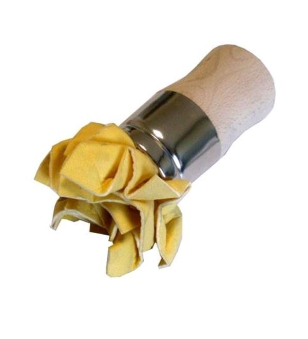 Tampone in pelle sintetica per angoli, Dim.Ø 30mm,