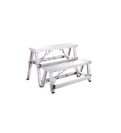Cavalletto pieghevole in alluminio Altezza da 46 a 71 cm