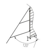 Staffe stabilizzatrici con giunti, 4 pezzi