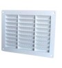 Griglia di aerazione rettangolare in materiale plastico, 15x20, 1 pz