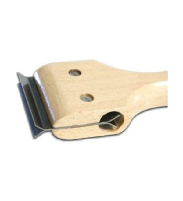 Raschietto a doppia lama  Lungh. 24cm  Dim. Lama 4mm