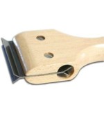 Raschietto a doppia lama  Lungh. 24cm  Dim. Lama 6mm