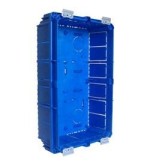 Scatole multifunzione rettangolari per pareti in cartongesso Dim 123x155x73 mm  Moduli 5 DIN