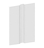 Fibra di vetro sagomata per cappotto Dim. con fibra di vetro 24cm H 200cm 10 pezzi