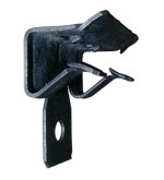 Clip in acciaio fosfatato di supporto orizzontale per pendino da Ø4mm Spessore di utilizzo (da 1,5a4)mm Portata 70Kg   100 pezzi