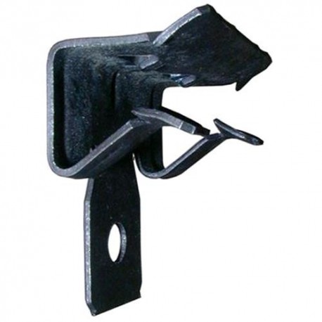 Clip in acciaio fosfatato di supporto orizzontale per pendino da Ø4mm Spessore di utilizzo (da 10a15)mm Portata 90Kg 100 pezzi