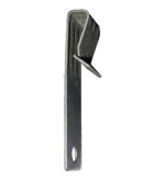 Clip in acciaio fosfatato di supporto verticale per pendino da Ø4mm Spessore di utilizzo (da 4a10)mm Portata 70Kg   100 pezzi