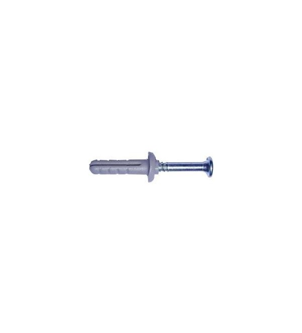 Tassello a percussione in nylon testa bombata  6x38  200 pezzi