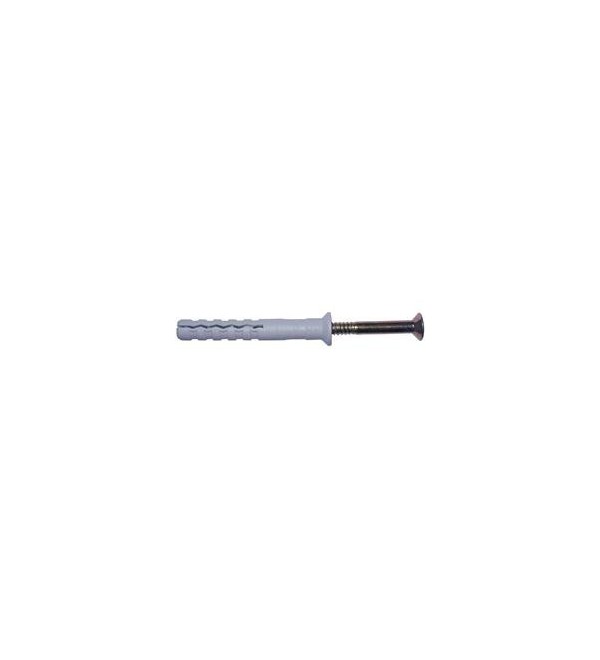 Tassello a percussione in nylon testa svasata  8x60  100 pezzi