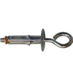Tassello in acciaio con occhiolo chiuso  9x40  100 pezzi