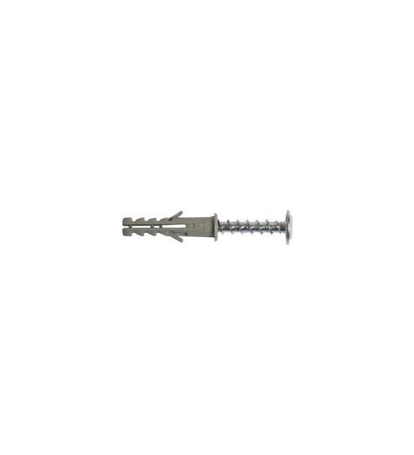 Tassello ad espansione in nylon con collarino 6X30 100 pezzi