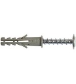 Tassello ad espansione in nylon con collarino 6X30 100 pezzi