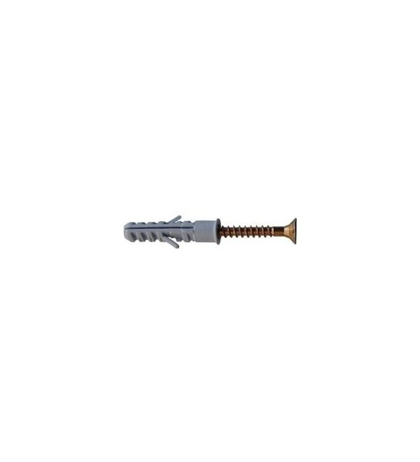 Tassello ad espansione in nylon con collarino 8X40 100 pezzi