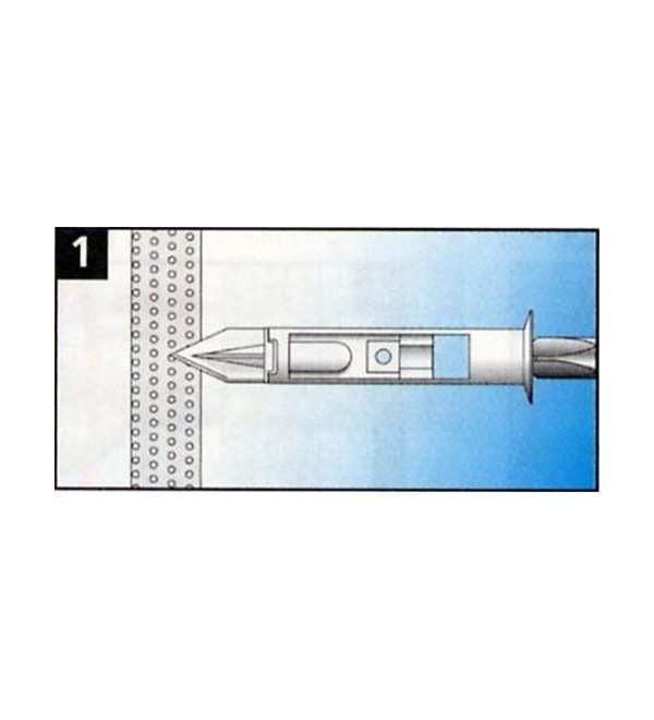 Tassello in nylon autoperforante a T per cartongesso 8x60  25 pezzi