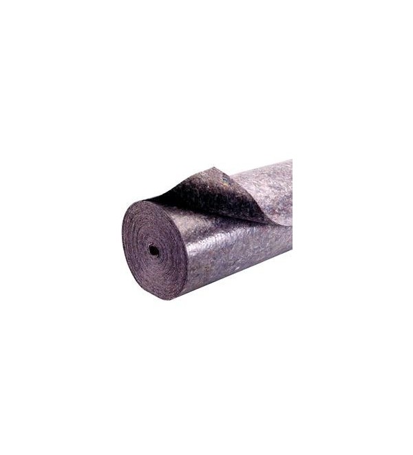 Feltro assorbente con pellicola antiscivolo, 1x25,
