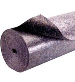 Feltro assorbente con pellicola antiscivolo, 1x25,