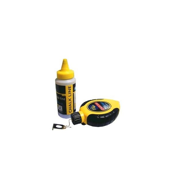 Set Tracciatore con flacone polvere blu in blister Lunghezza filo 30 mt.