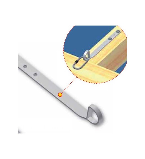 Gancio piano sottotegola