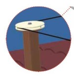 Deviatore per fune (linea vita)