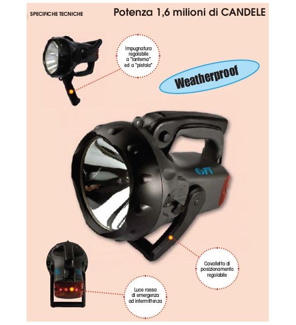 Proiettore led portatile 'elios'