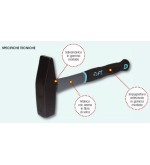 Hammer 'Mechaniker' gehärtetes Stahl c45