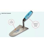 Trowel ' trial ' round tip with rubber grip