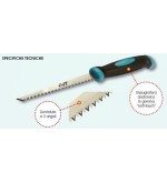 Hacksaw ' pin ' 170 mm dent. triang. m/rubber