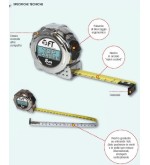 Measuring tape ' top chrome ' precision class II