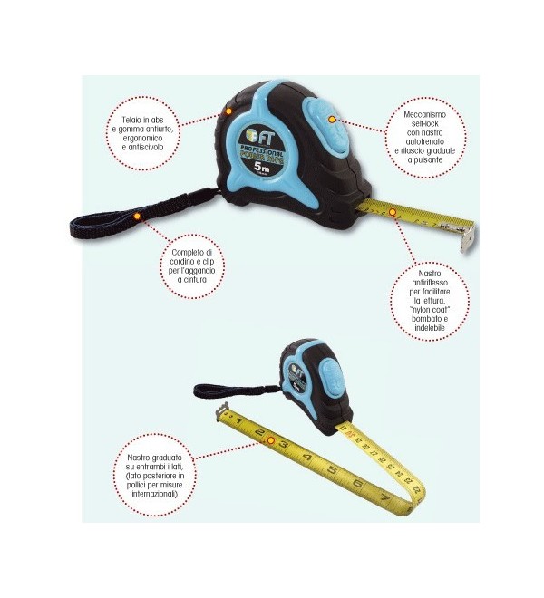 The professional measuring tape, precision class II